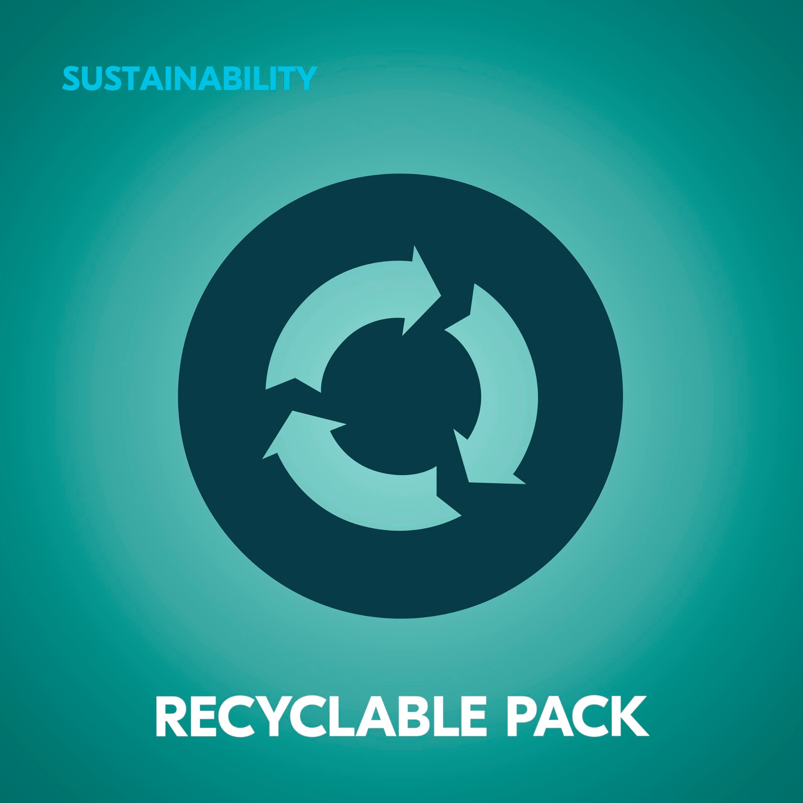 Degree packaging is easier to recycle and supports reusable materials.