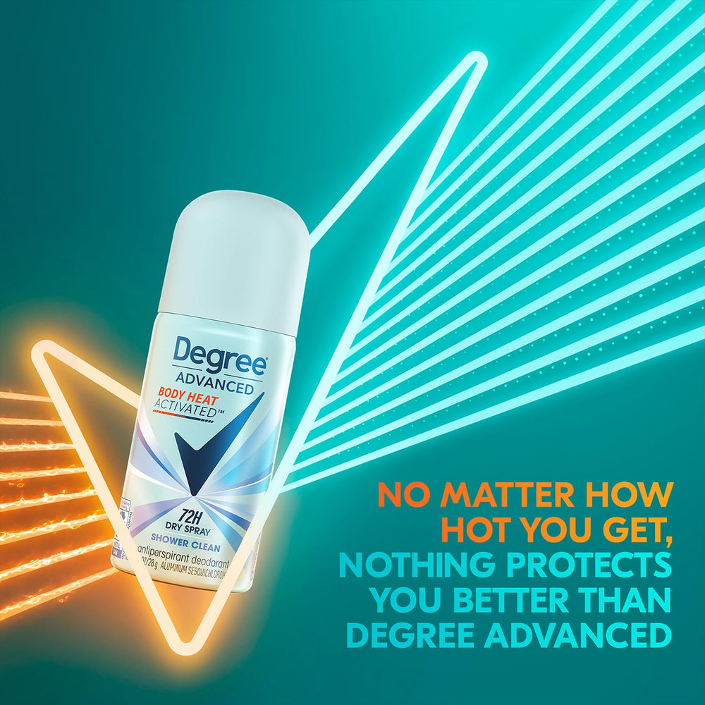 Degree desodorante protección prolongada para actividad diaria y rutinas