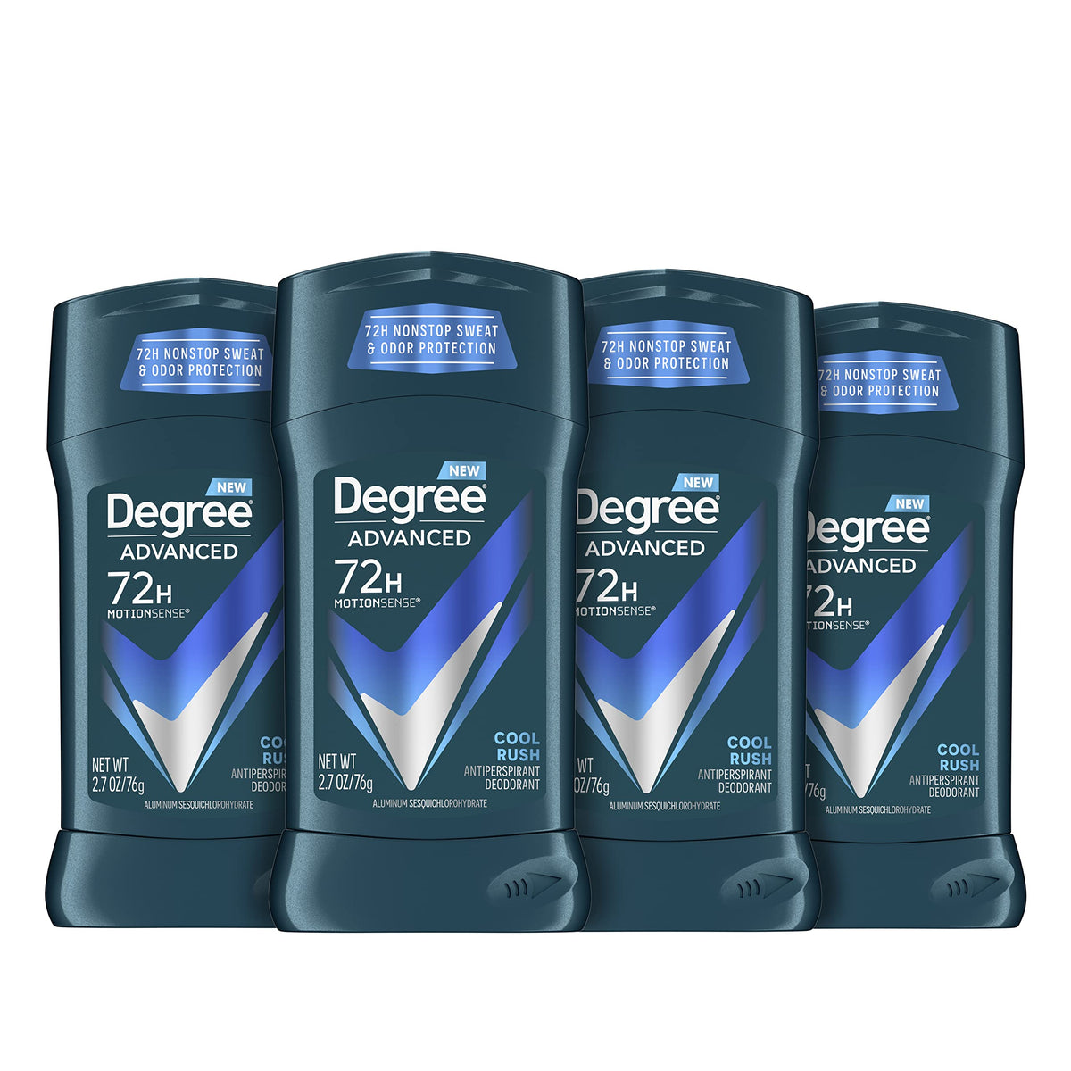 Degree Men Cool Rush: empaque frontal que destaca su frescura para uso diario.