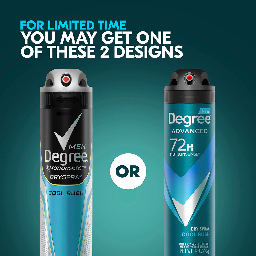 Degree Men Cool Rush: fragancia fresca en el spray para el día a día.