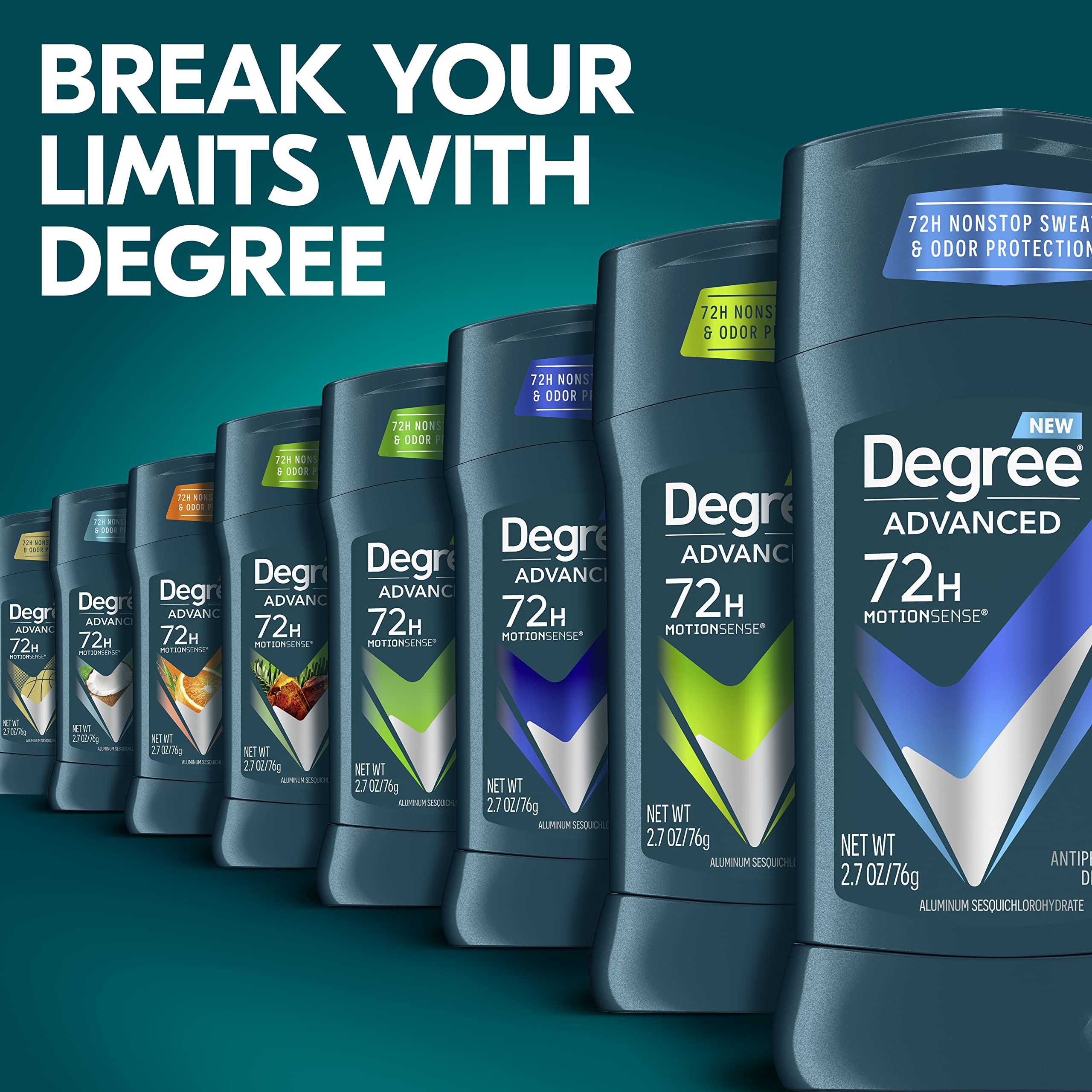 Degree Men: envase reciclable para un uso responsable.