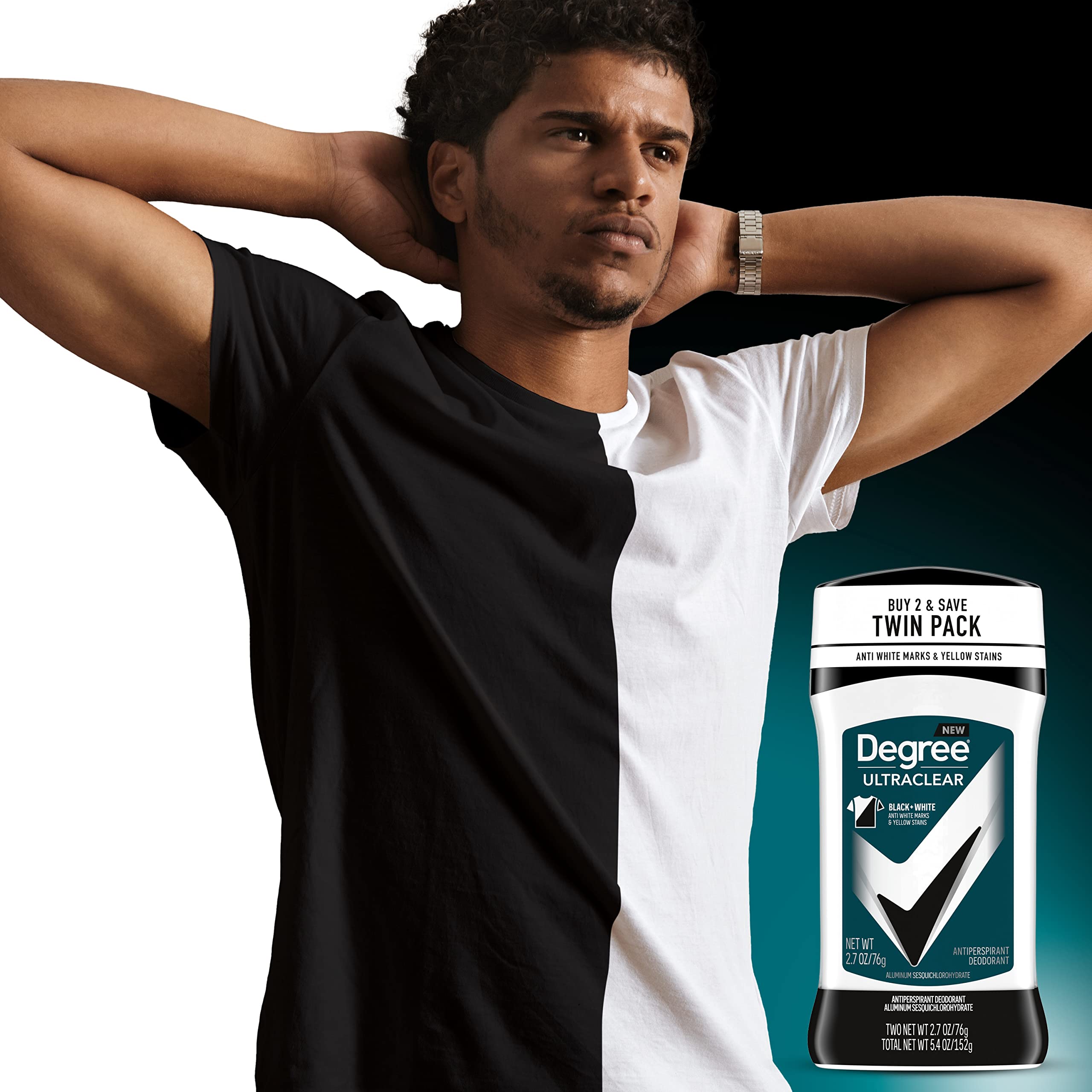 Degree UltraClear: aroma amaderado y duradero