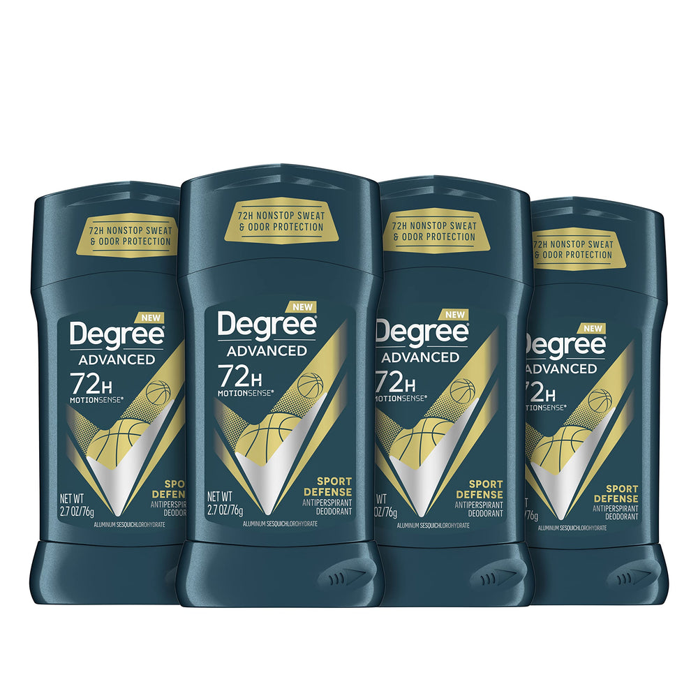 Degree Men Advanced Sport Defense stick application shows smooth glide for all-day confidence