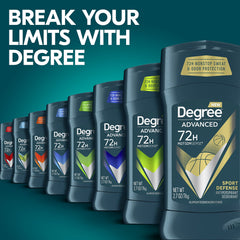 Degree Men Advanced Sport Defense stick twist mechanism enables quick reapplication on the go