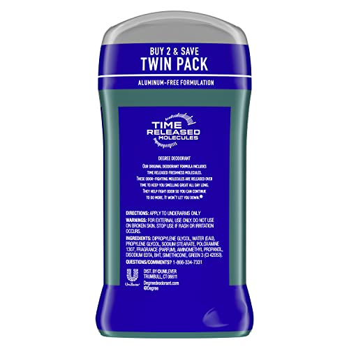 Arctic Edge deodorant shows crisp mandarin and winter melon notes