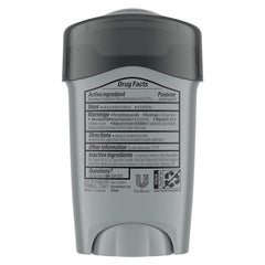Degree Men Clean Clinical antiperspirant label close-up highlighting freshness