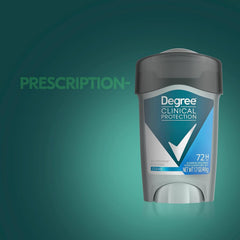 Degree Men Clean Clinical antiperspirant underarm application on skin for daily use