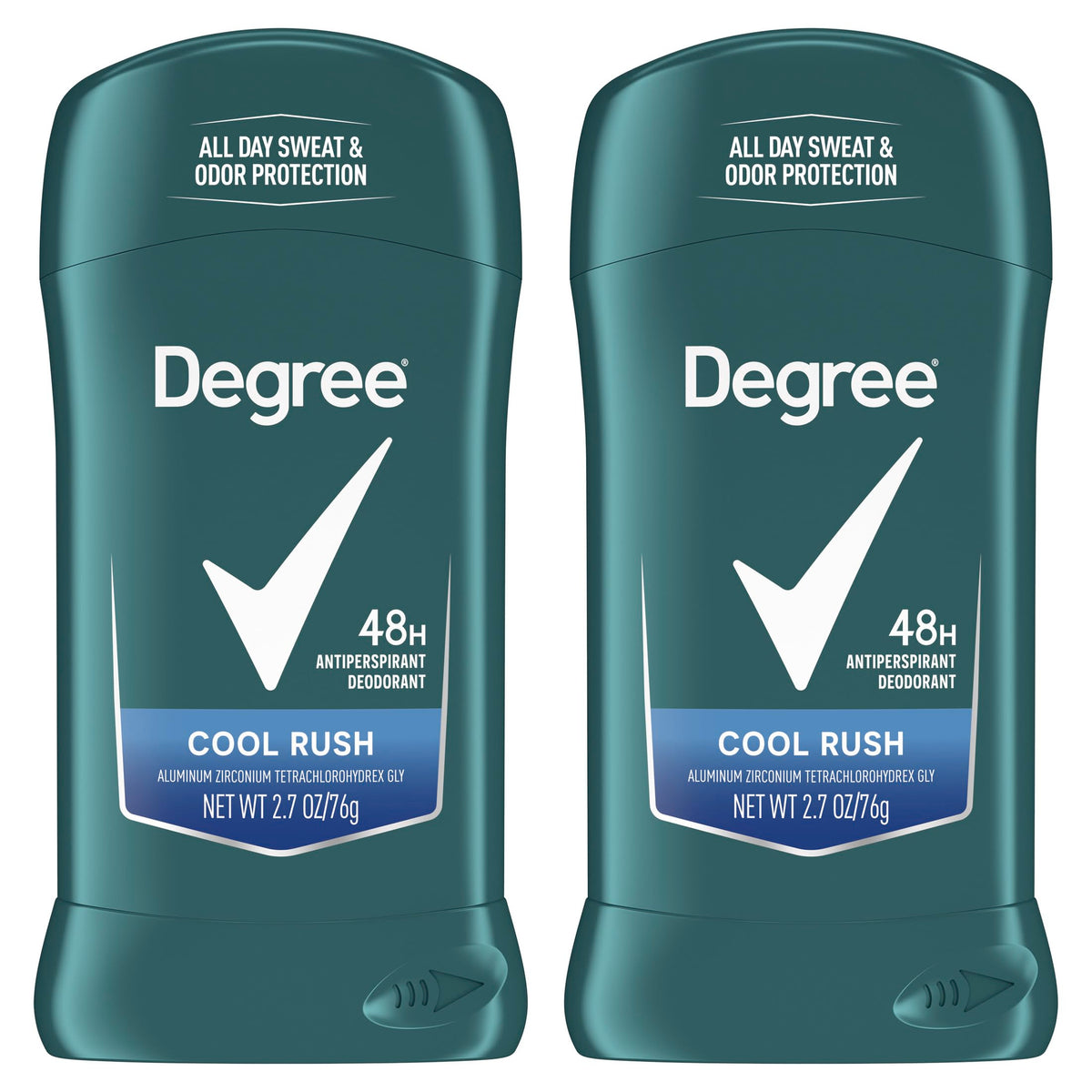 Degree Men Cool Rush bottle pour shows arctic freshness for daily confidence