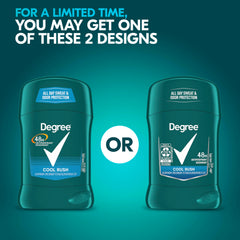 Degree Men Cool Rush twist-glide application for easy daily use.