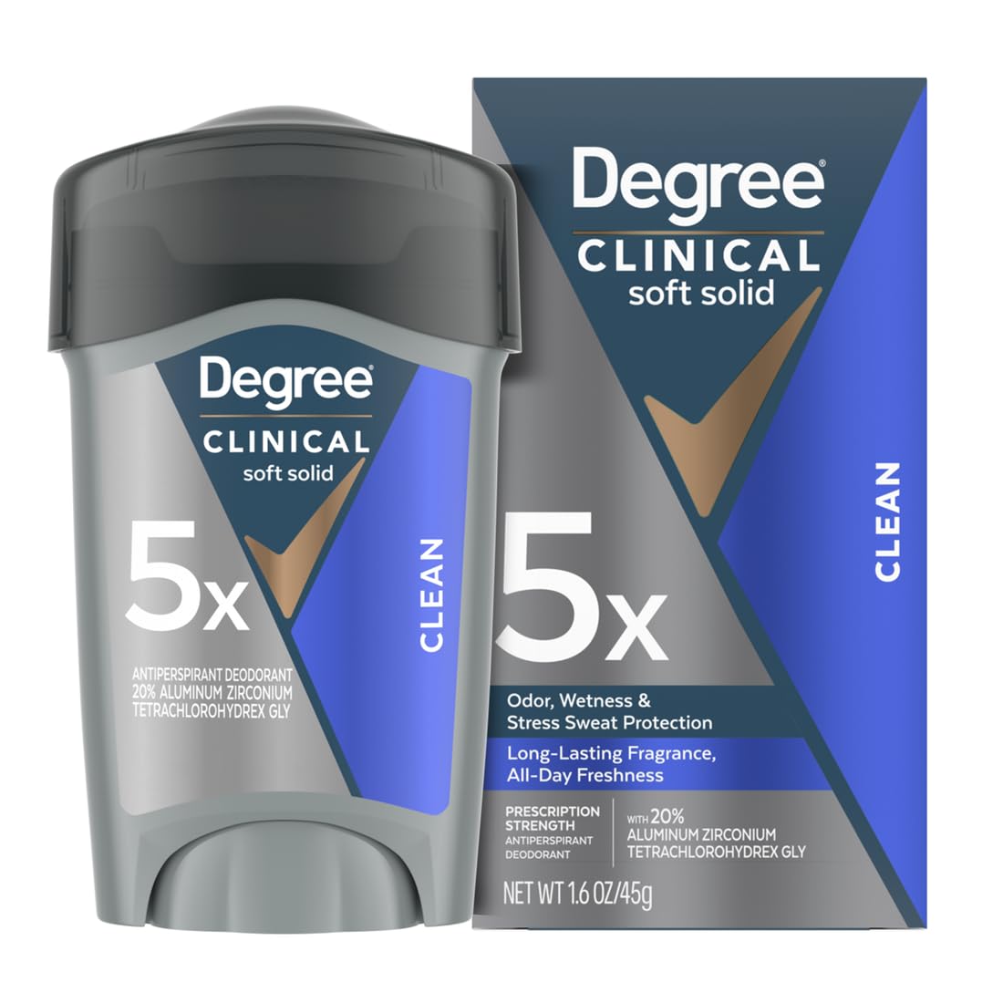 Degree Men Clean en botella, protección duradera para todo el día