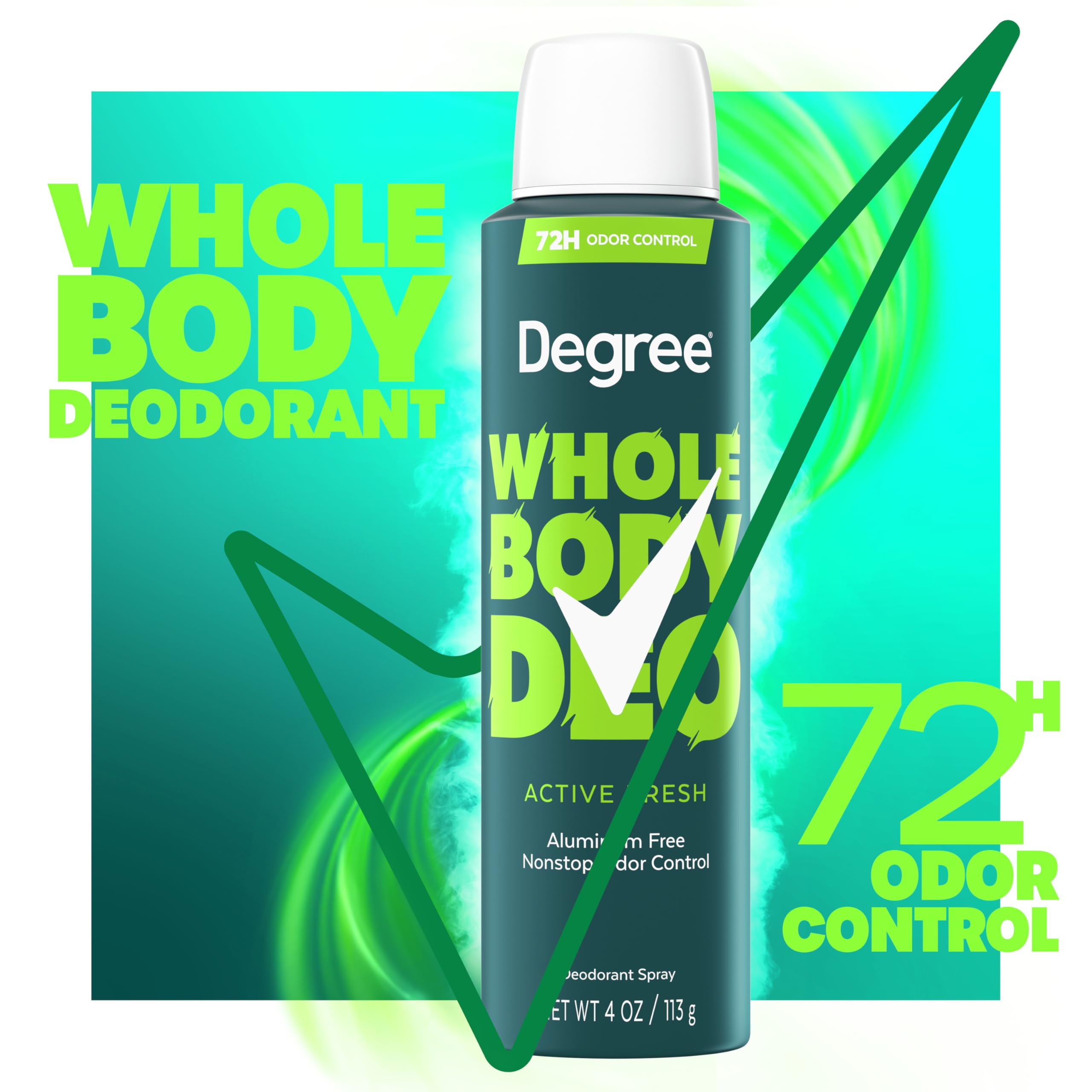 Degree Men desodorante corporal spray para el cuerpo, acabado fresco y uso diario.