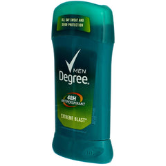 Degree Men Extreme Blast, barra desodorante clara lista para usar
