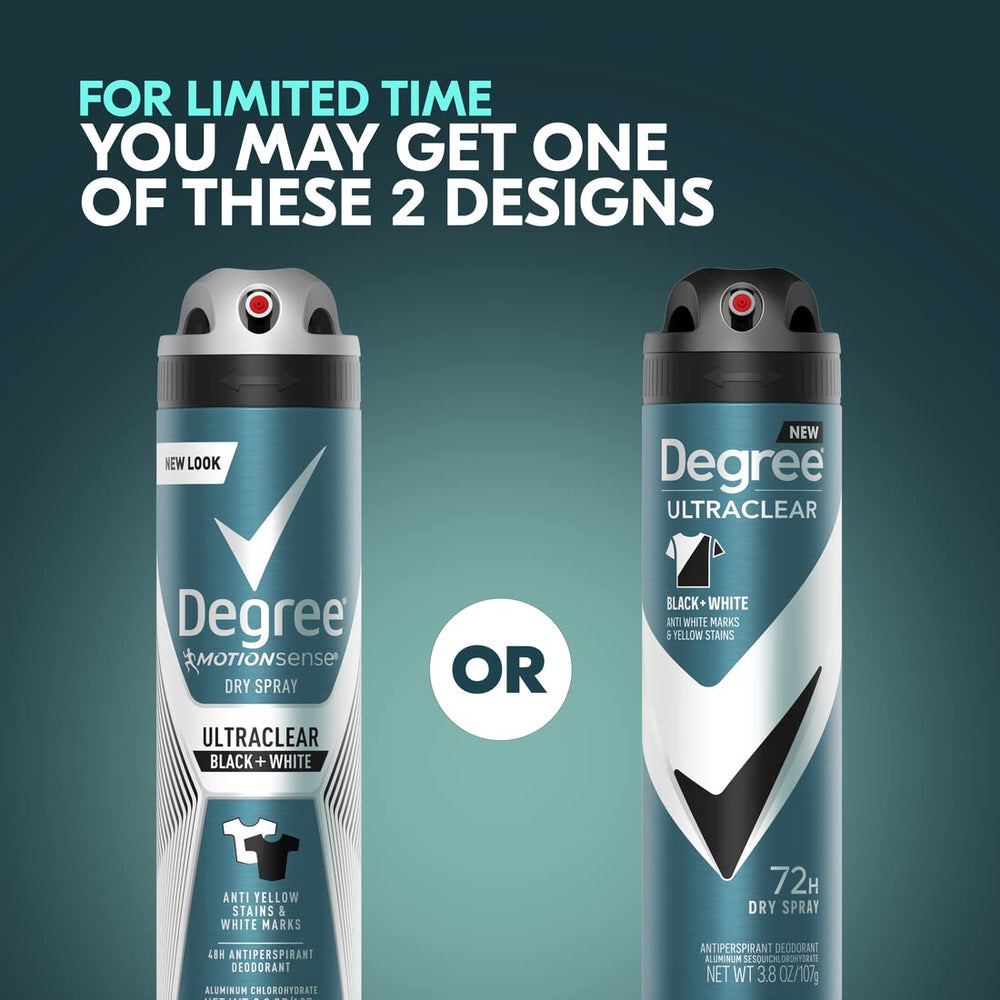 Degree Men 72 horas de protección, sensación fresca continua.