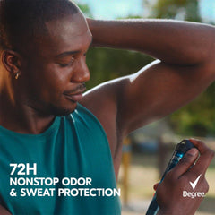 Degree Mini Deodorant Stick Shower Clean compact travel size on display.