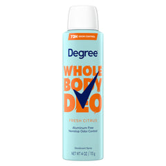 Degree mujer pulverizador desodorante: protección duradera para todo el día.