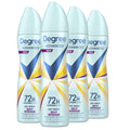 Degree Women Sexy Intrigue Antiperspirant Dry Spray 4-Pack, 72-Hour Sweat & Odor Protection