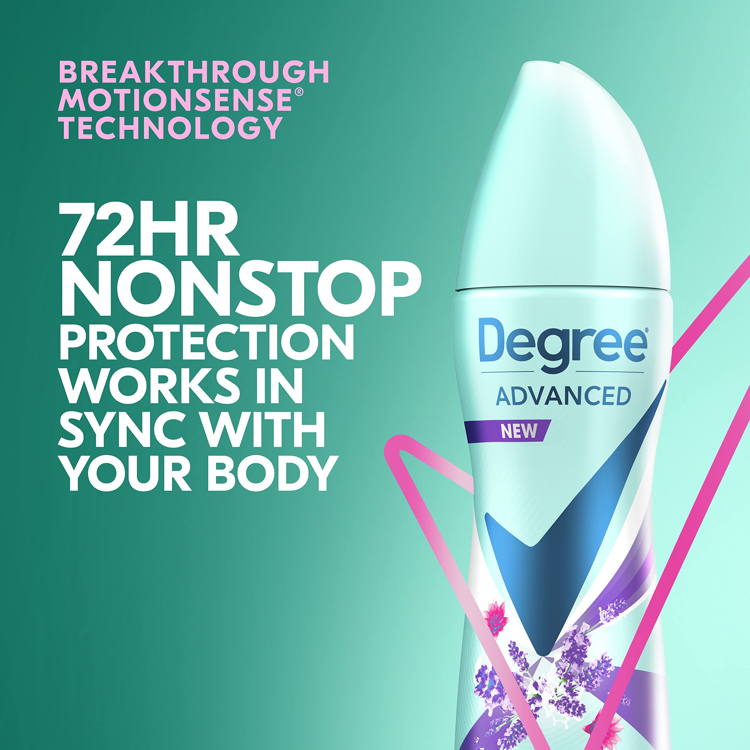 Degree con tecnología sensible al movimiento, mejora la experiencia durante el día