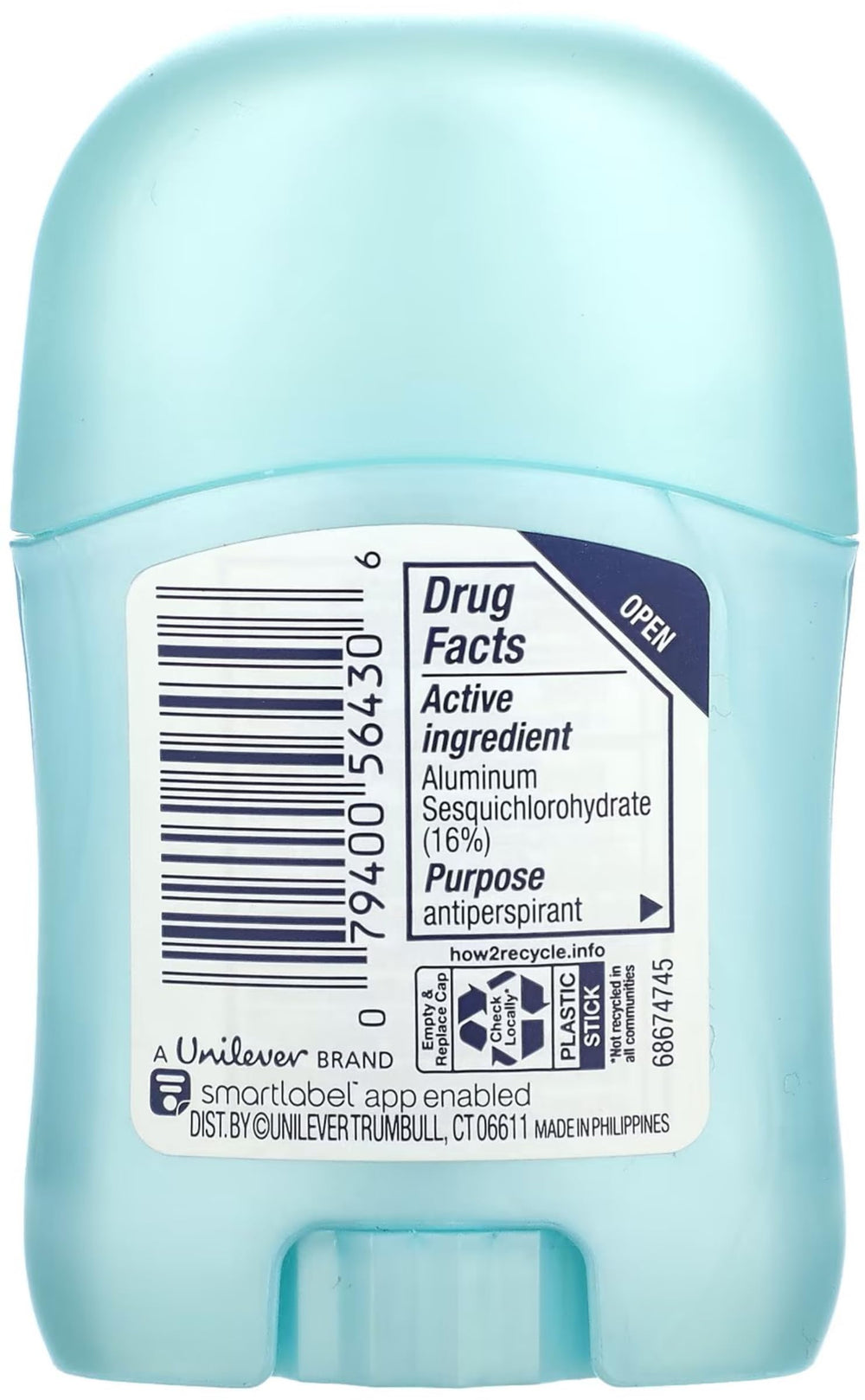 Degree Travel-size deodorant-pack image emphasizes compact protection for trips.
