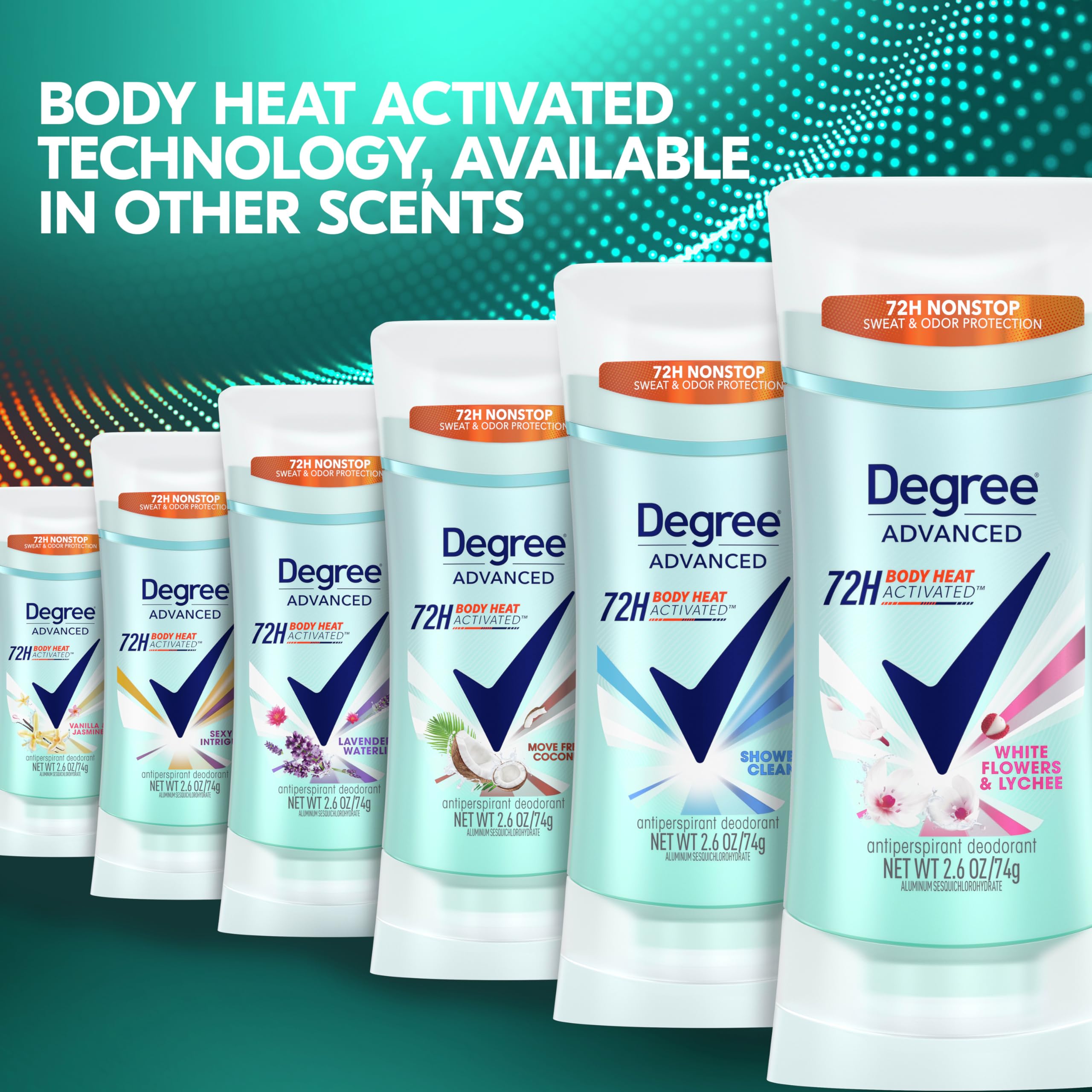Hands twisting and swiping Degree deodorant for quick use