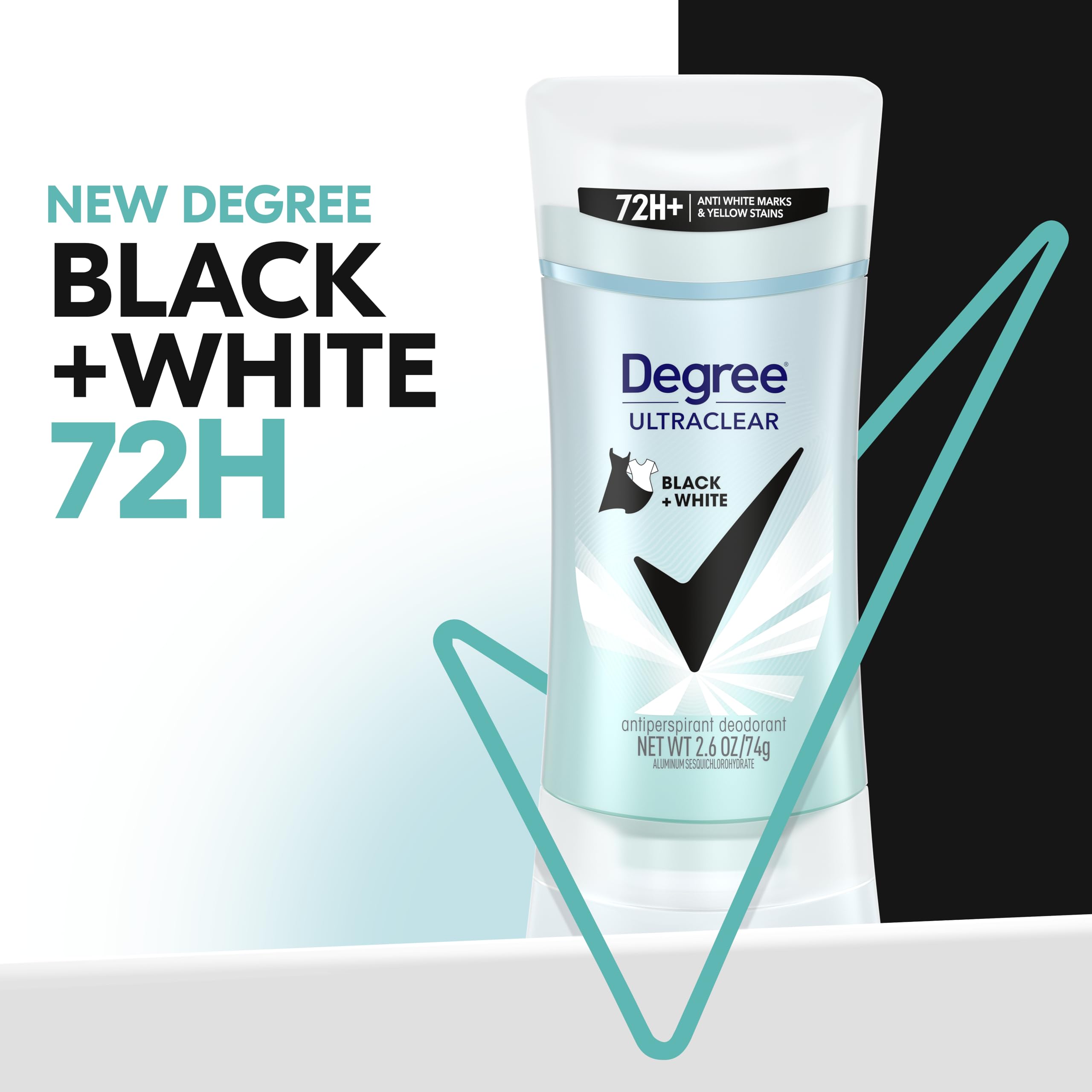 Degree women's deodorant with fresh fragrance for daily use and all-day confidence.