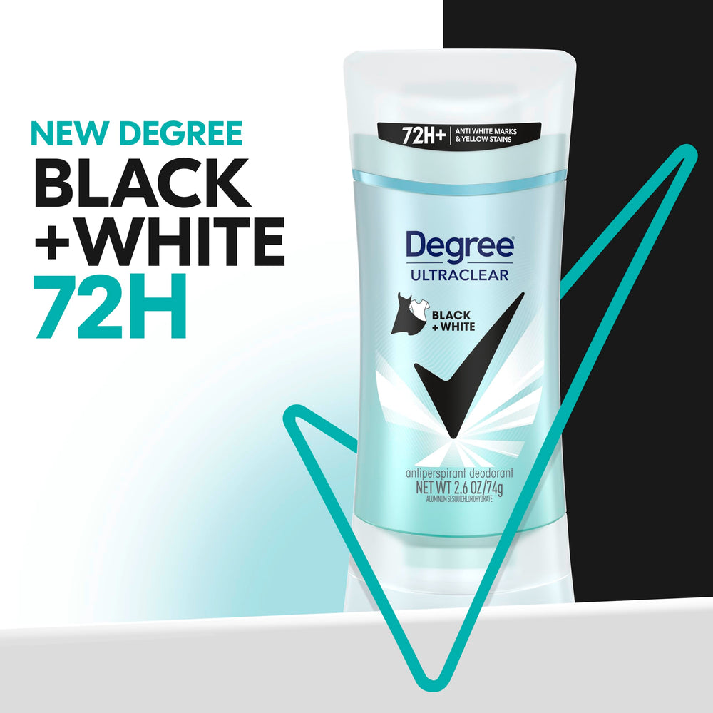 Degree women's deodorant with fresh fragrance for daily use and all-day confidence.