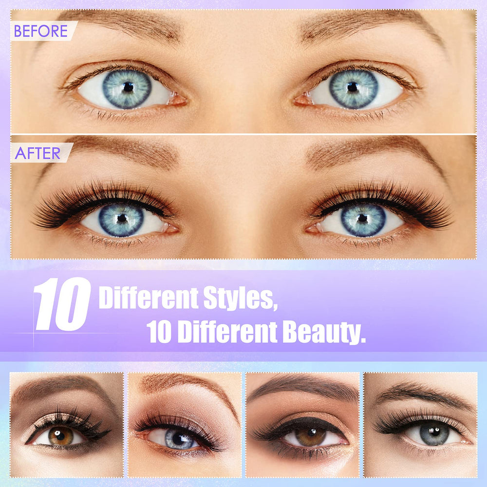 DEJAVIA eyelash tweezers for precise, easy placement