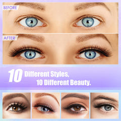 DEJAVIA eyelash tweezers for precise, easy placement