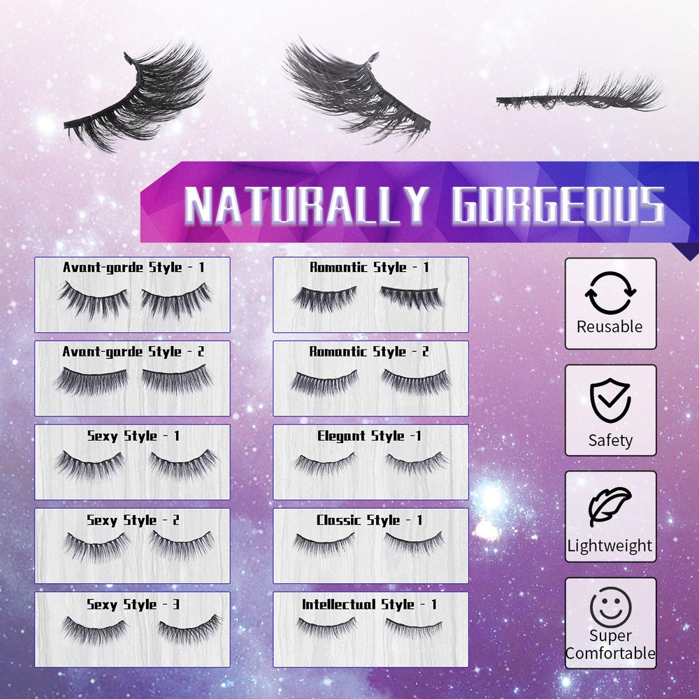 DEJAVIA magnetic eyeliner closeup as it dries for quick hold