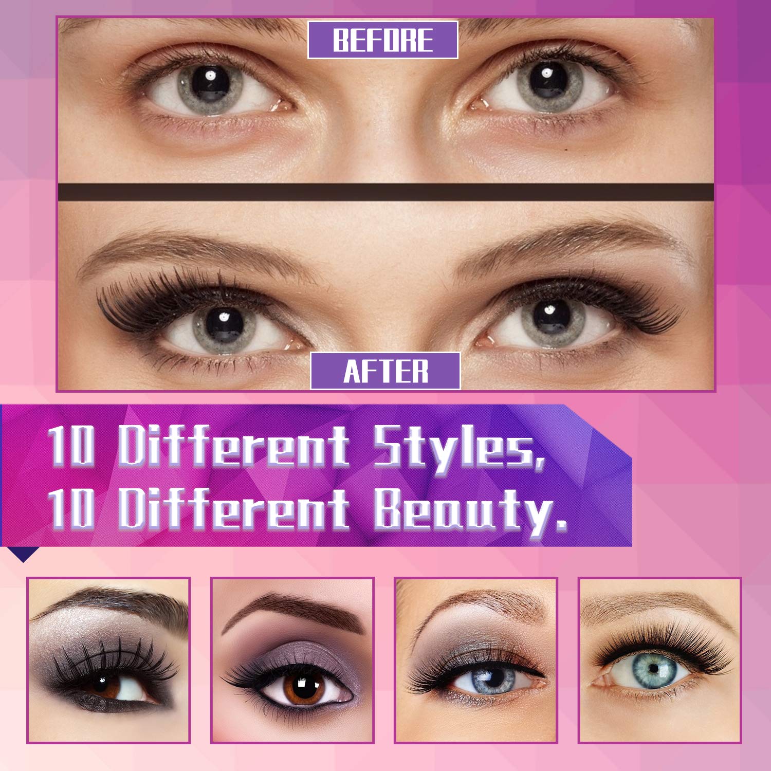 DEJAVIA magnetic eyeliner quick-dry formula ready for wear