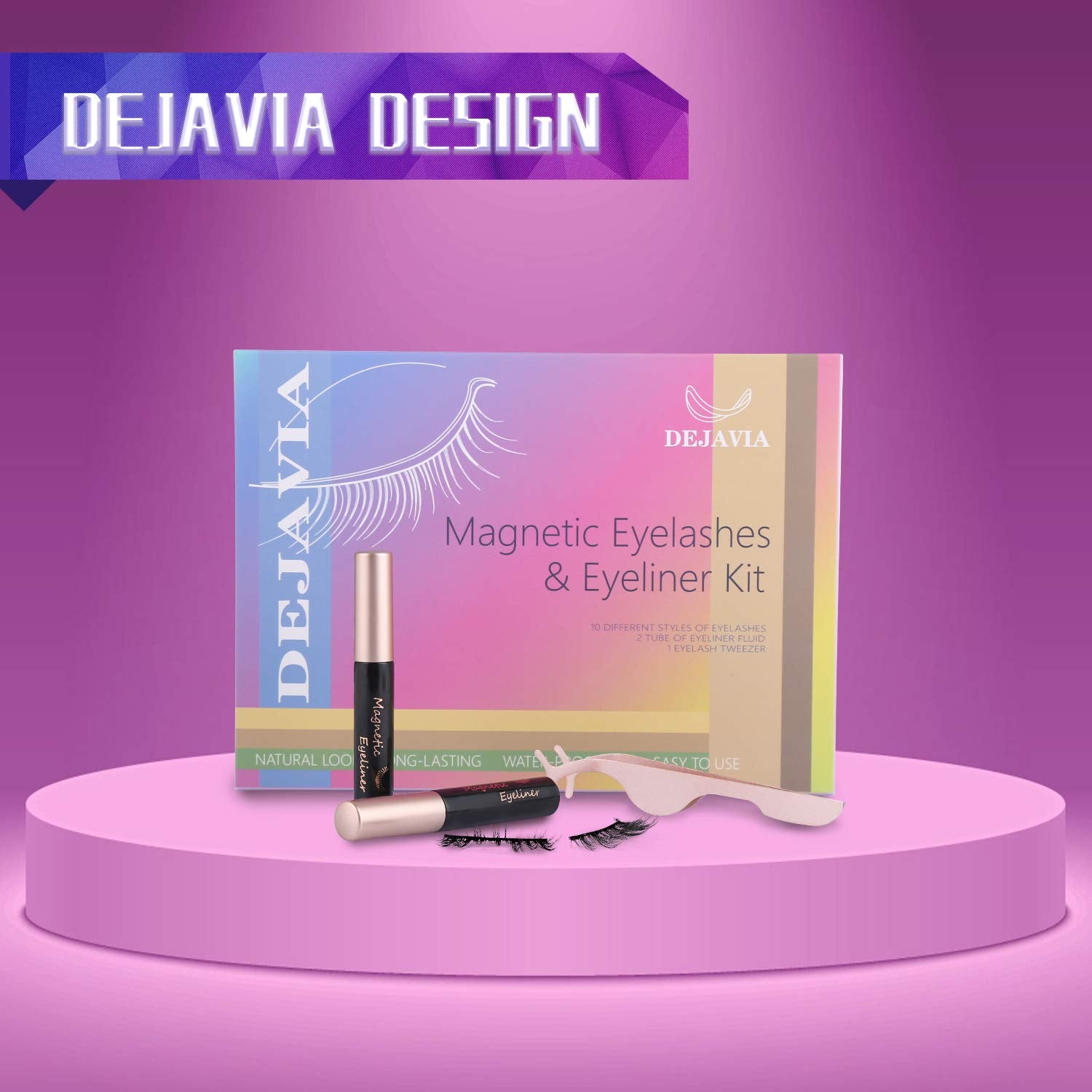 DEJAVIA reusable synthetic lashes for multiple uses