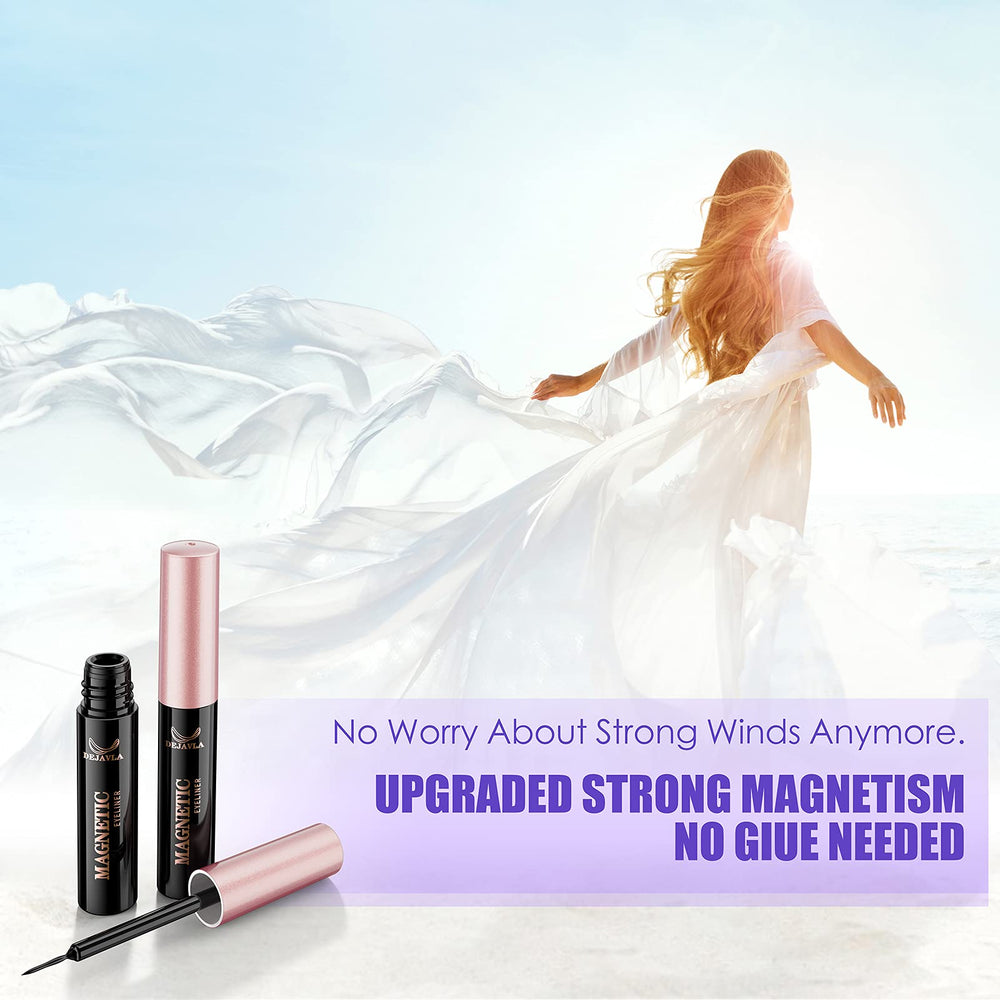DEJAVIA waterproof eyeliner keeps lashes in place all day