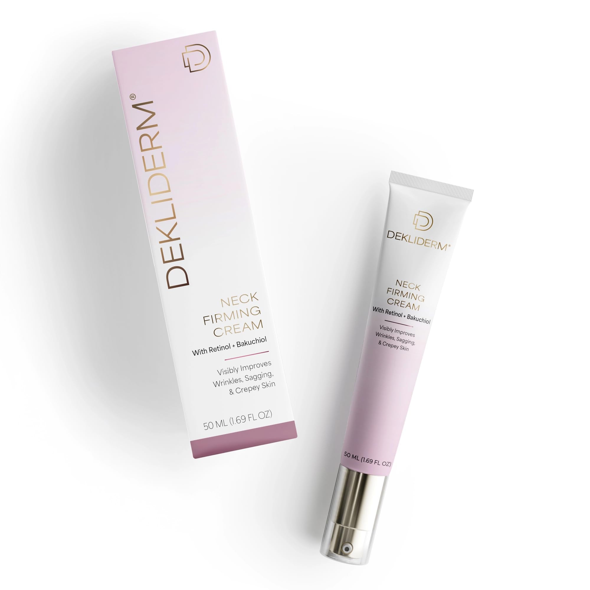 DEKLIDERM Neck Firming Cream jar for targeted neck firming.