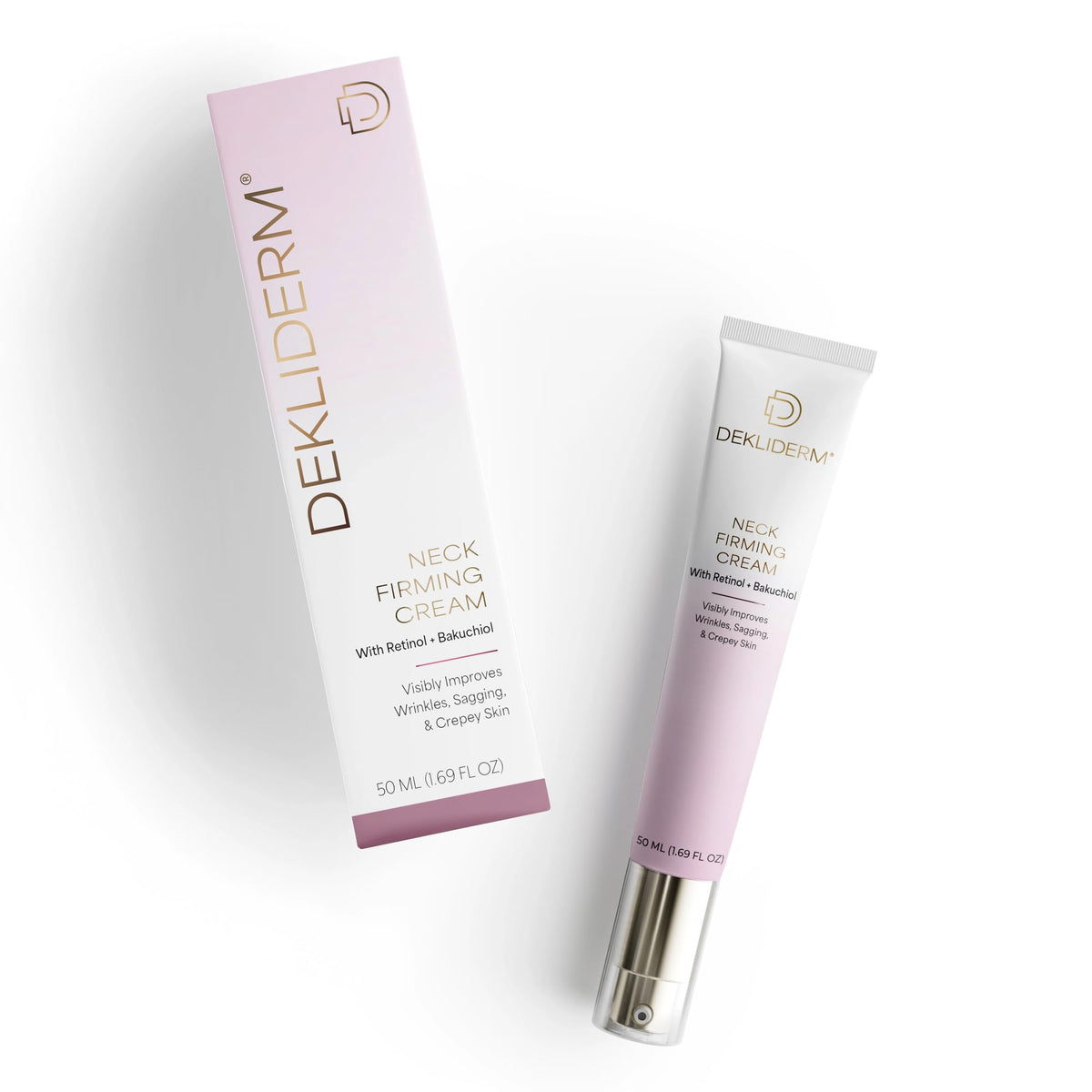 DEKLIDERM Neck Firming Cream jar for targeted neck firming.