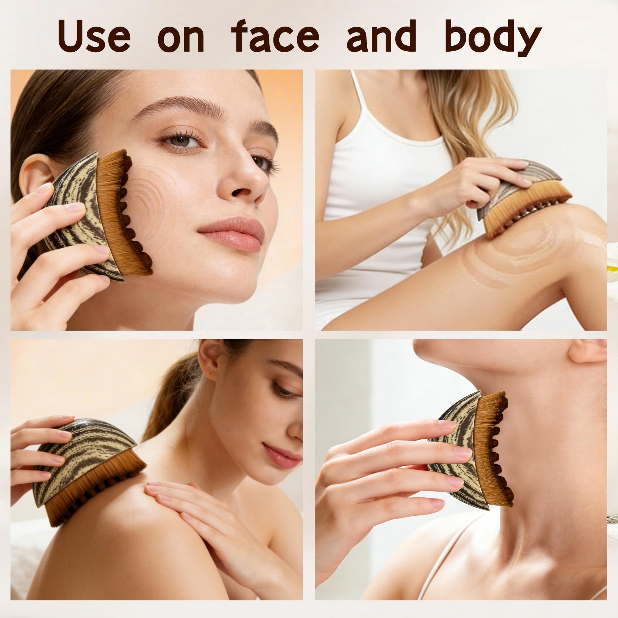 Elevate your self-care routine with Dekonmon glow-boosting face brush.