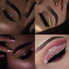 DekRion Glitter-Eyeliner Morado: color vivo para un toque glamoroso diario
