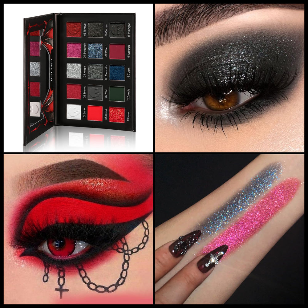 DE'LANCI duocromo rojo-oro crea degradados cálidos con brillo irresistible.