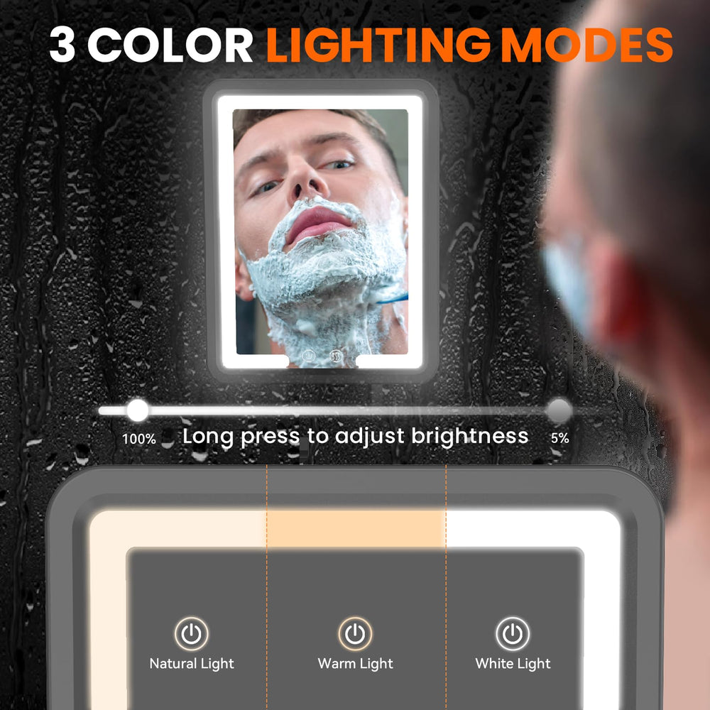 DeLanges mirror offers 360° tilt for easy viewing from any angle.
