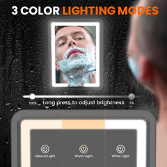 DeLanges mirror offers 360° tilt for easy viewing from any angle.