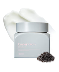 Delere Caviar Glow Dewy Cream packaging shows premium hydration focus.