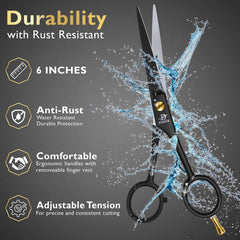 DEMAXA hair scissors ideal for salon and home use