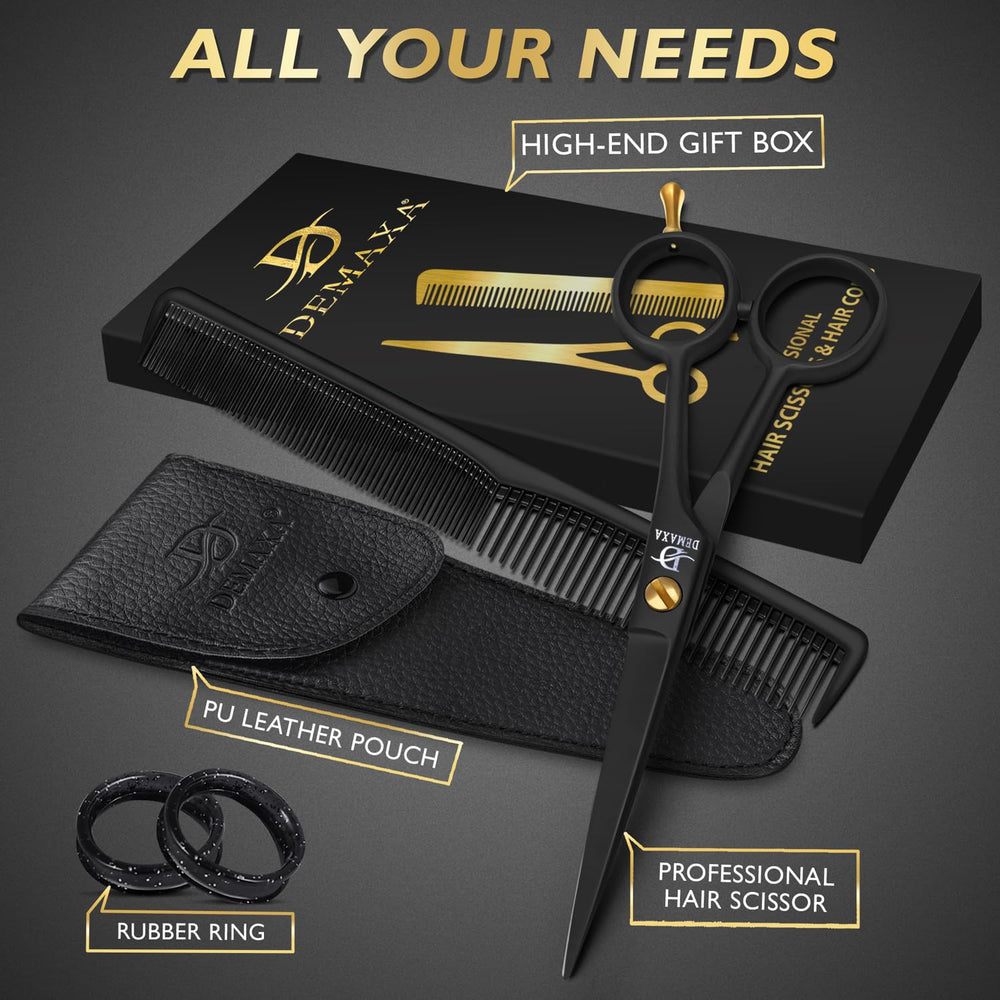 DEMAXA hair cutting shears set with quality guarantee