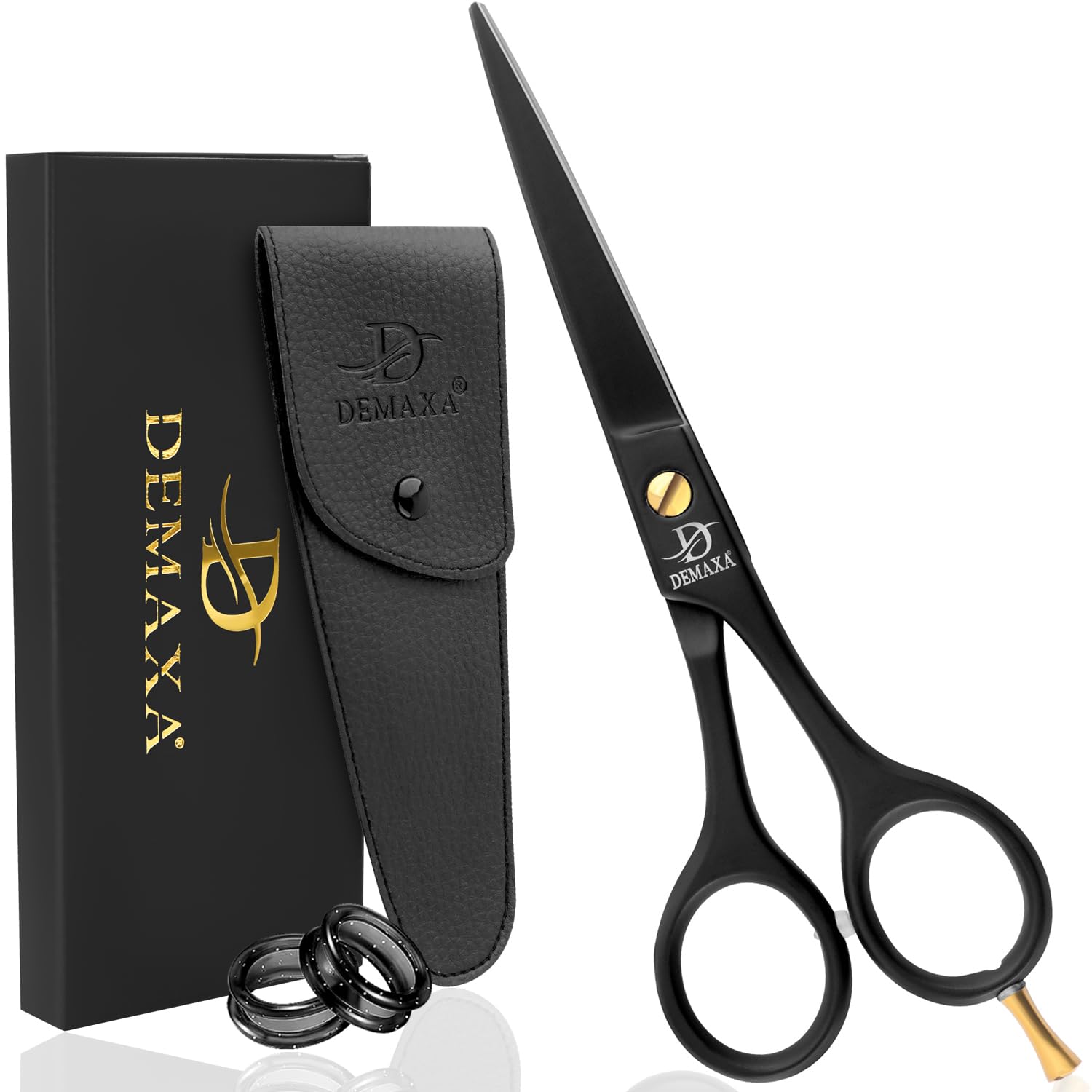 DEMAXA precision cutting blades enable clean bangs and precise layers.