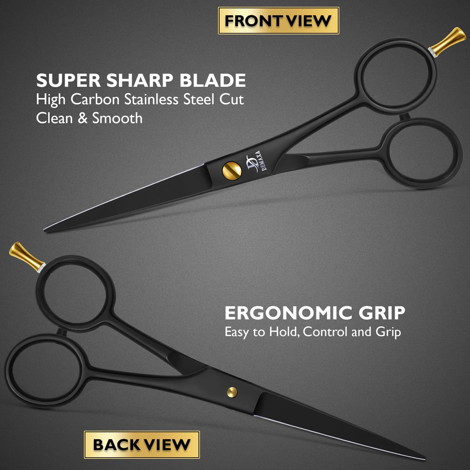 DEMAXA premium 7 inch hair comb for detangling and styling