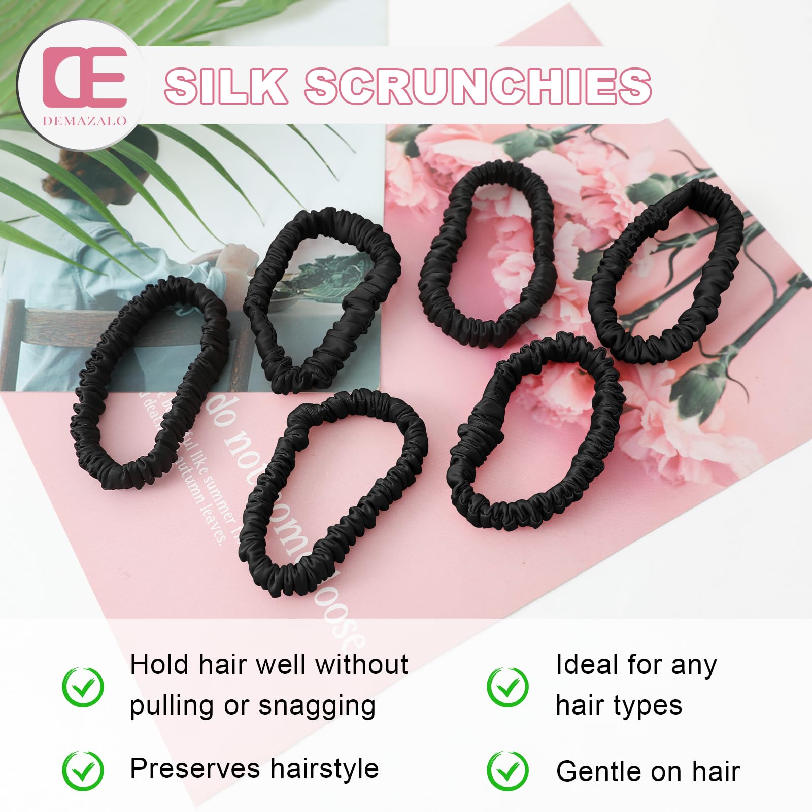DEMAZALO accesorio de cabello elegante negro para look diario.
