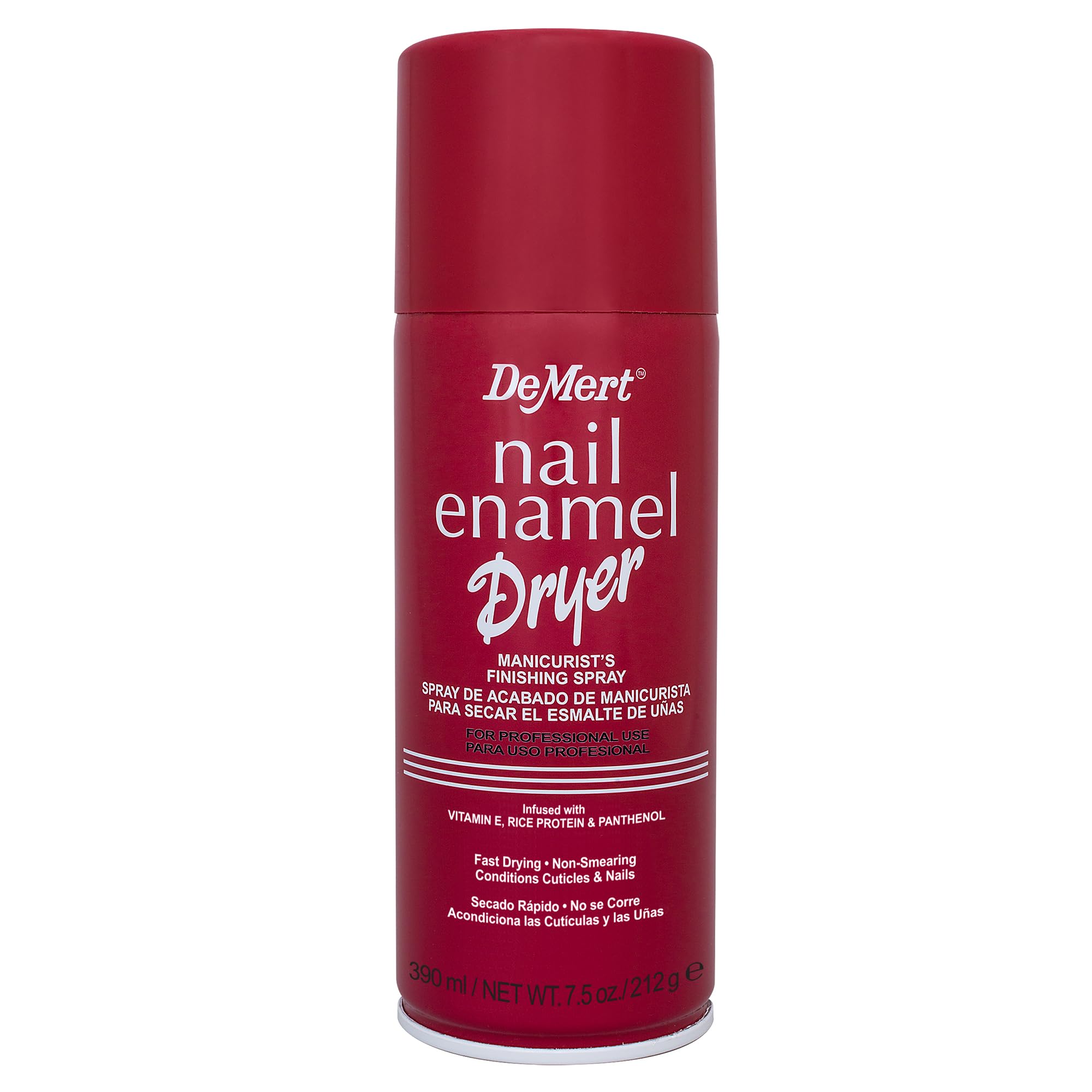 Demert Nail Enamel Dryer spray can for fast, salon-quality dry time.