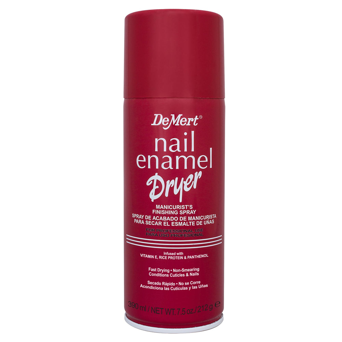 Demert Nail Enamel Dryer spray can for fast, salon-quality dry time.