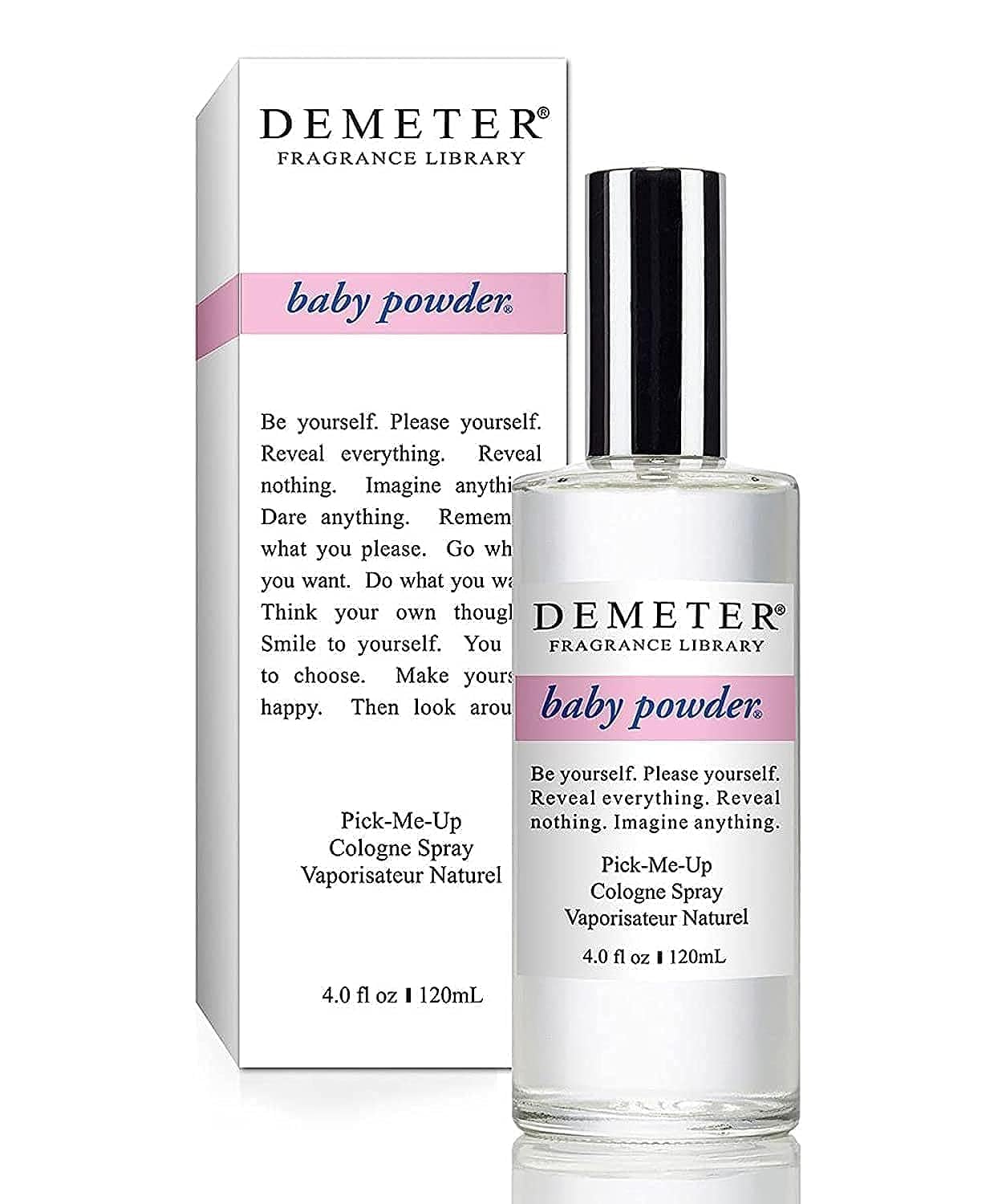 Demeter Baby Powder for Women jar evokes clean powdery scent for daily wear