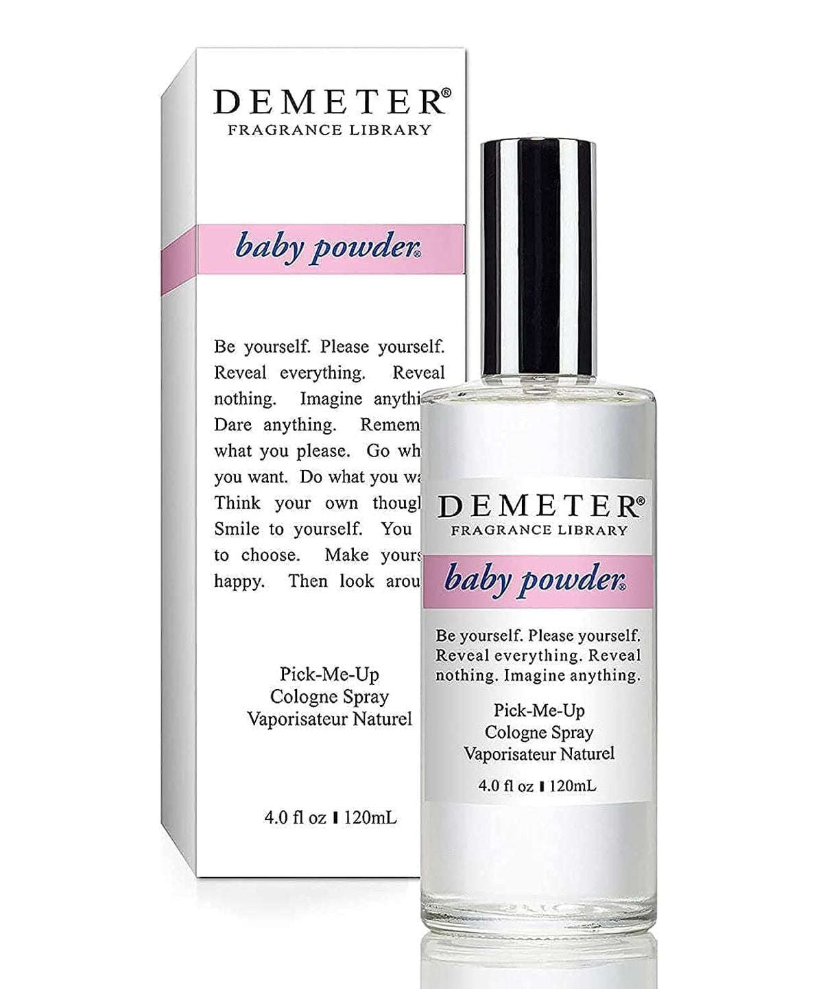 Demeter Baby Powder for Women jar evokes clean powdery scent for daily wear