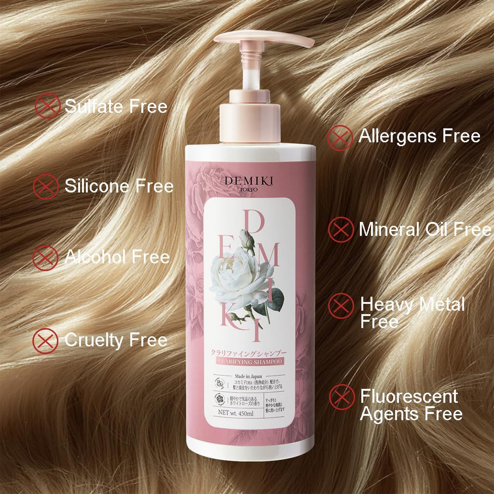 DEMIKI dandruff relief shampoo bottle for itchy scalp