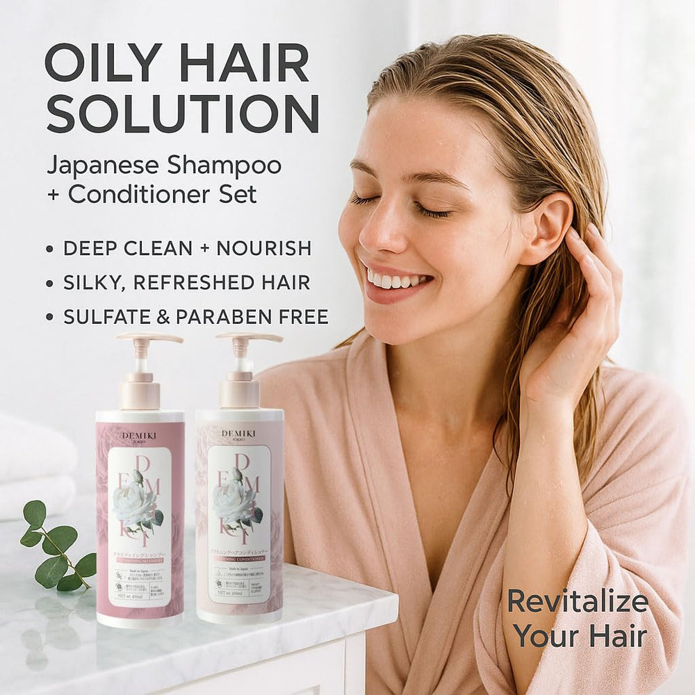 DEMIKI rose scent shampoo lather close-up highlighting fragrance